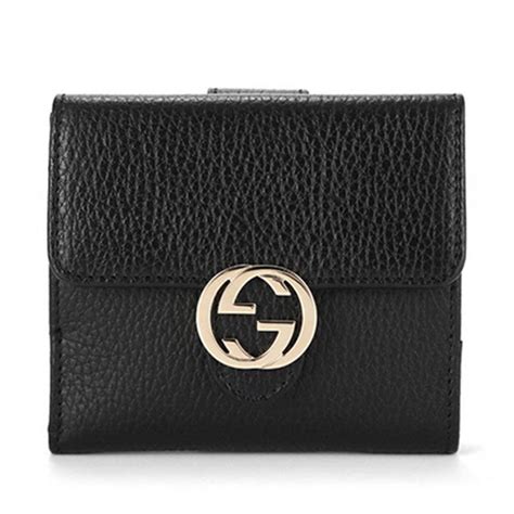 Gucci Leather Interlocking small wallet 615525 CAO0G 1000